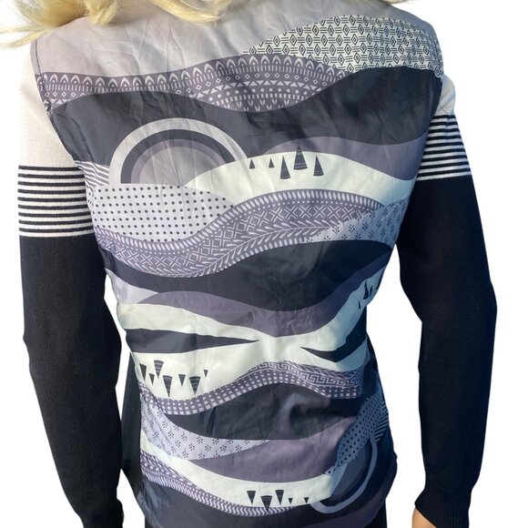 NWT Krimson Klover Sela Reversible Vest W's M Black Gray Ski Apres MSRP$149 - Picture 7 of 13